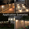 Solar Step Lights Auto Light-up at Night, Garden Yard Decorations