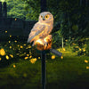 LED Garden Owl Solar Lights Patio Yard Lawn Waterproof Stake Lamp