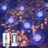 2X LED Firework Lights Garland Starburst String Light Christmas lights