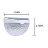 2 PCS Solar Semicircle Walls Light Outdoor Waterproof Sensor Wall Lamp