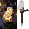 LED Garden Owl Solar Lights Patio Yard Lawn Waterproof Stake Lamp