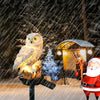 LED Garden Owl Solar Lights Patio Yard Lawn Waterproof Stake Lamp