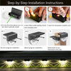 Solar Step Lights Auto Light-up at Night, Garden Yard Decorations