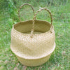 Foldable Seagrass Woven Storage Basket