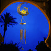 Solar Wind Chime light Moon Fairy Angel Outdoor Decor Hanging Light