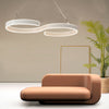 Contemporary Acrylic LED Swirl Shaped Light Fixture