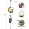 Solar Wind Chime light Moon Fairy Angel Outdoor Decor Hanging Light